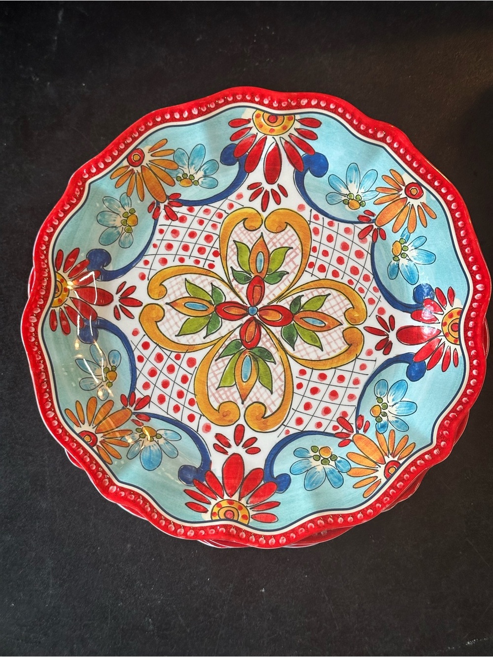 Pioneer Woman Melamine Floral Cereal/Soup Bowls & Plates  - set of 6 each